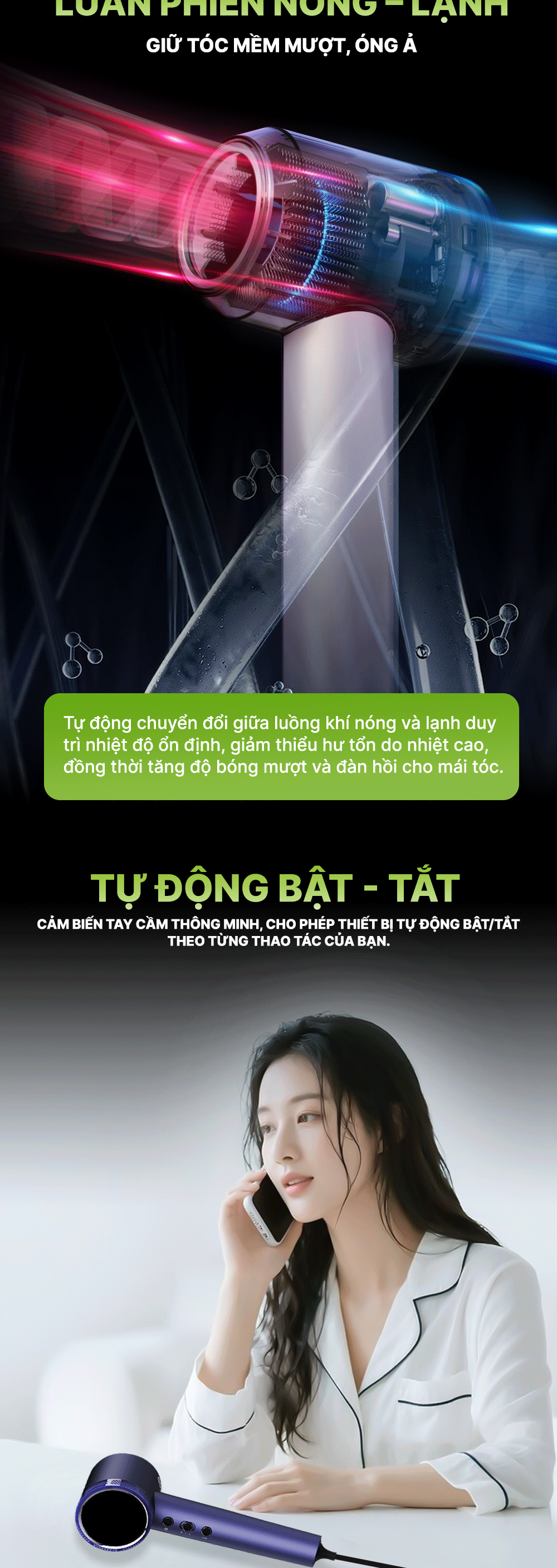 Máy sấy tóc AI Plasma Habibullet H12 Premium Advance BH245141 8