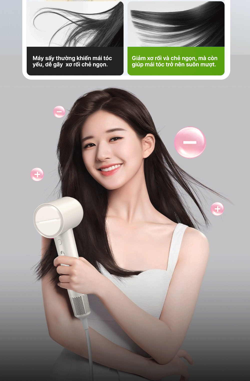 Máy sấy tóc Plasma Habibullet H6 ProLux BH245139 8