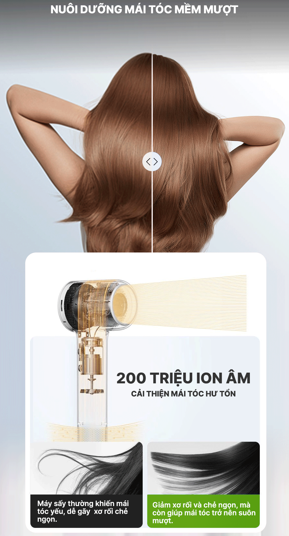 Máy sấy và chăm sóc tóc cao cấp Habibullet HHB2599 Princess BH245129 6
