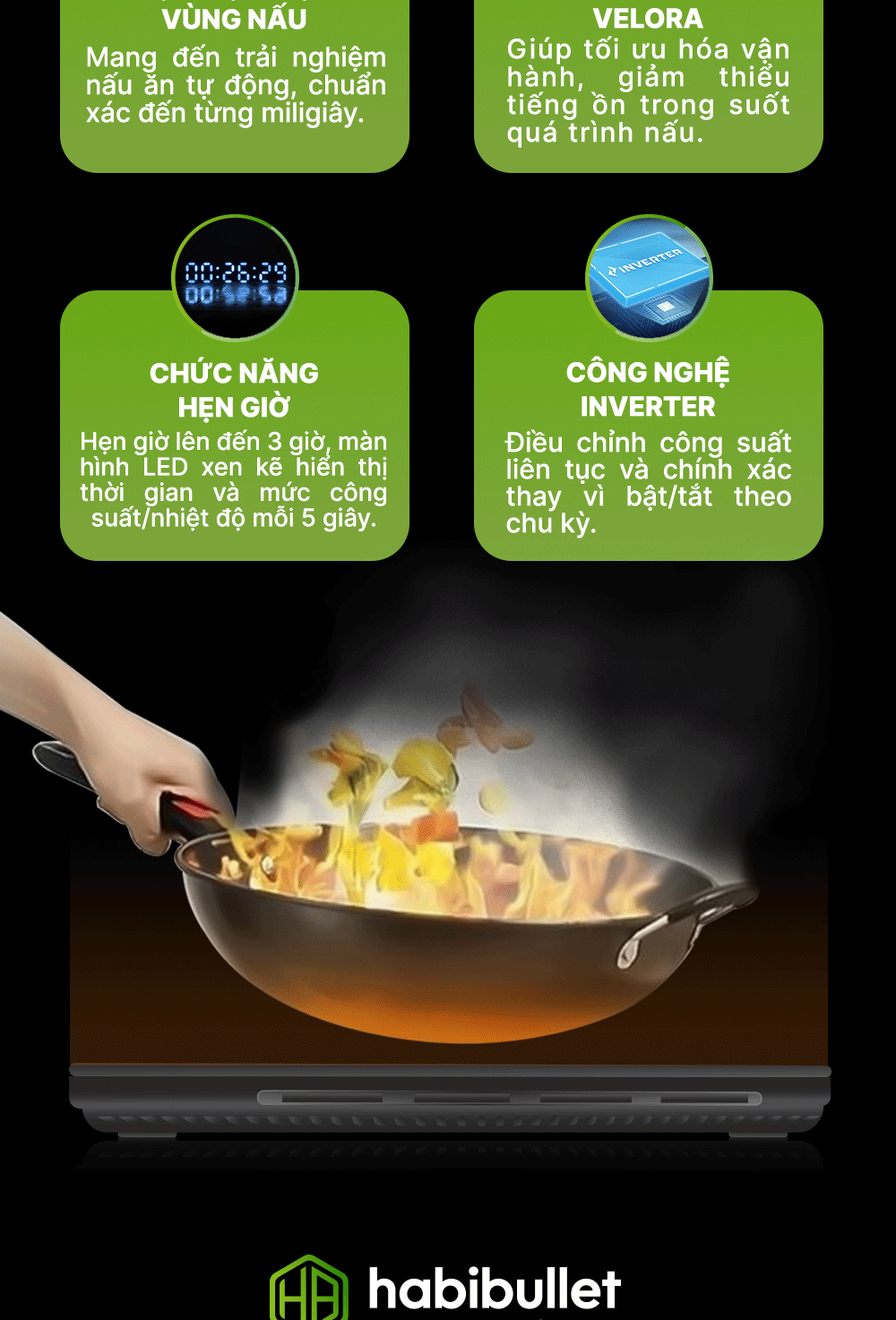 Bếp từ Habibullet IHB-2017 Velora BH245144 8