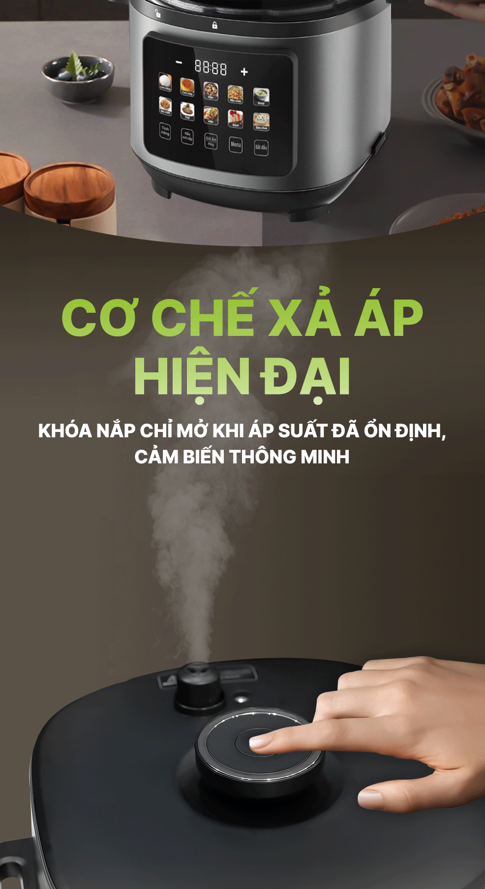 Nồi Áp Suất Đa Năng PHB-8386 HERCULES BH245142 9