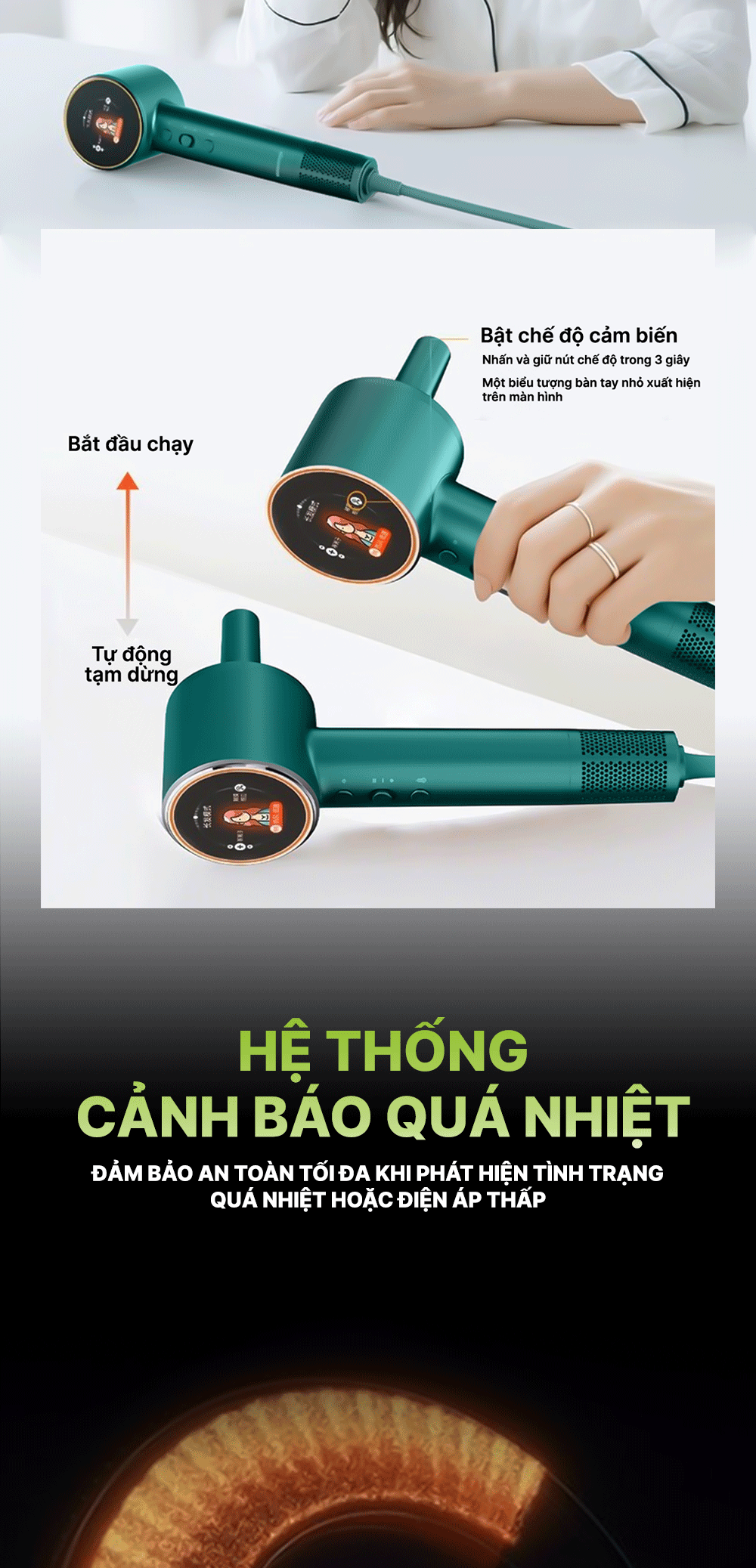 Máy sấy tóc Plasma Habibullet H9 Premium Velisse BH245140 9