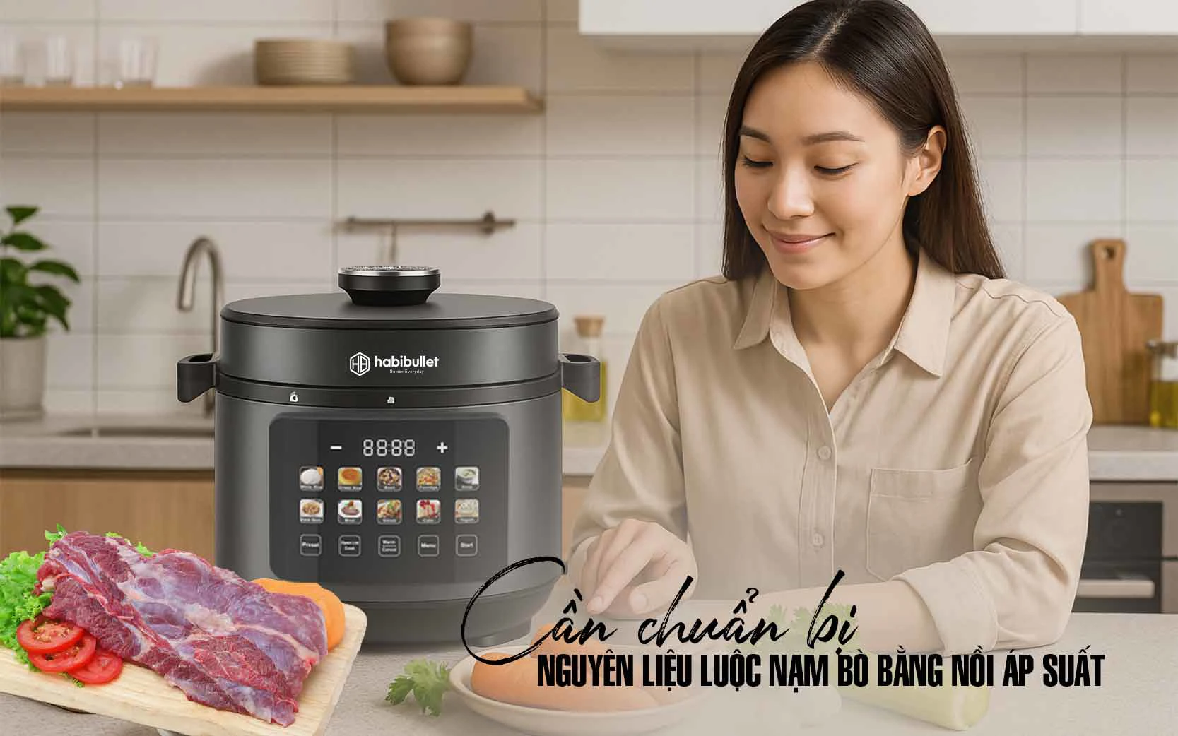 Hướng dẫn cách luộc nạm bò bằng nồi áp suất 2
