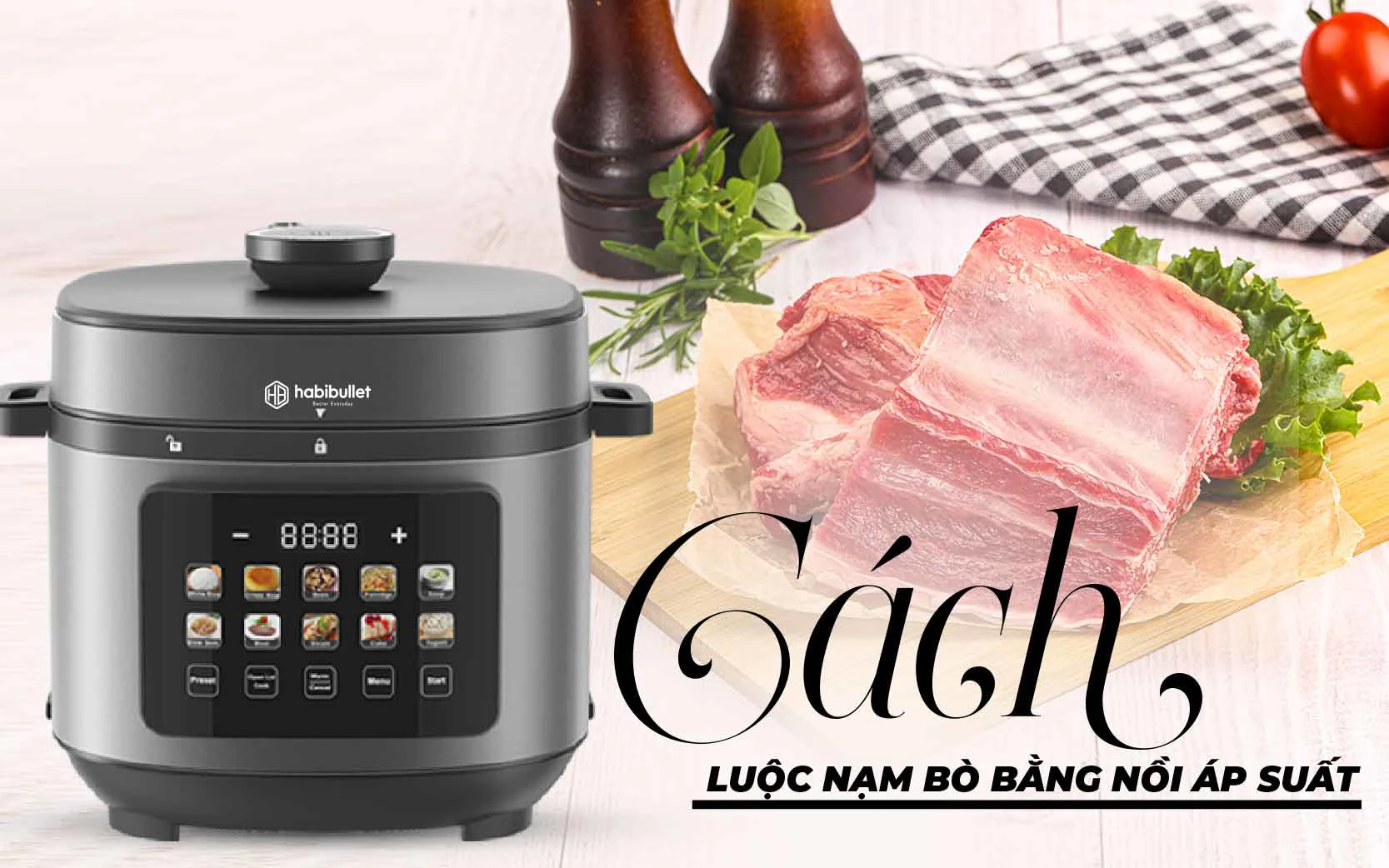 Hướng dẫn cách luộc nạm bò bằng nồi áp suất 3